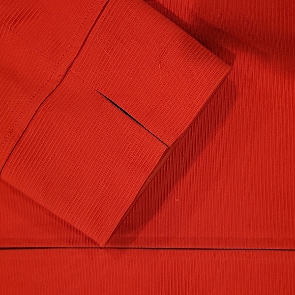 Ellen Tracy Red Cotton Jacket - Picture 3 of 7